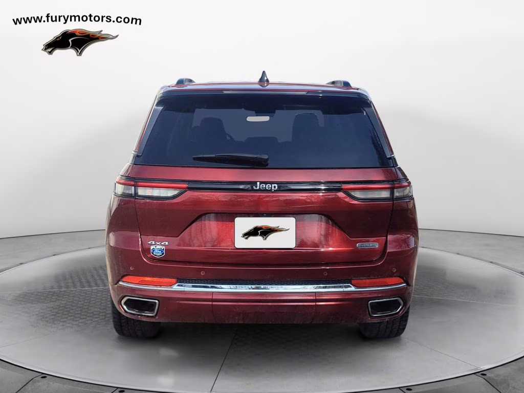2023 Velvet Red Pearlcoat Jeep Grand Cherokee Overland w/Rear Seat Video Pkg 4X4 SUV