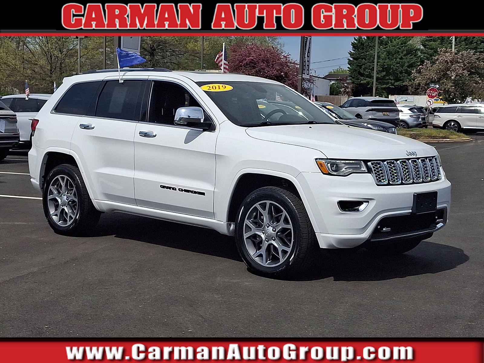 2019 Bright White Clearcoat - PW7 Jeep Grand Cherokee Overland 4x4 4X4