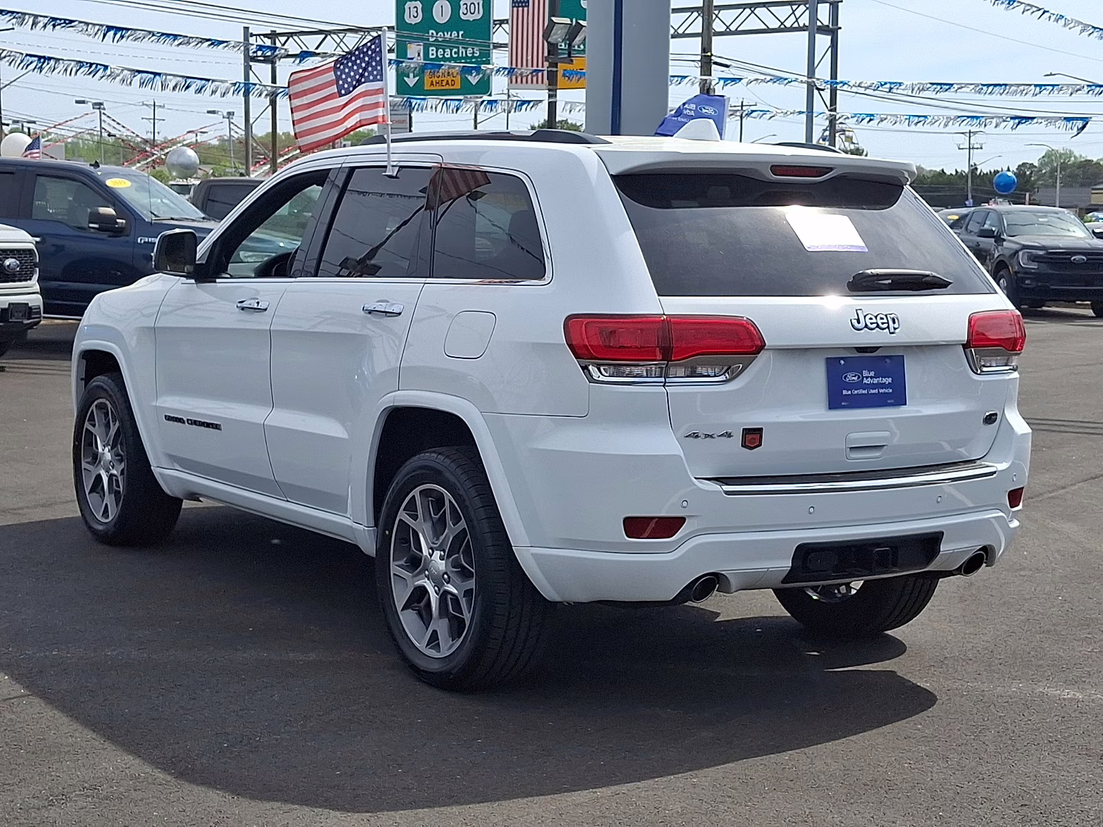 2019 Bright White Clearcoat - PW7 Jeep Grand Cherokee Overland 4x4 4X4