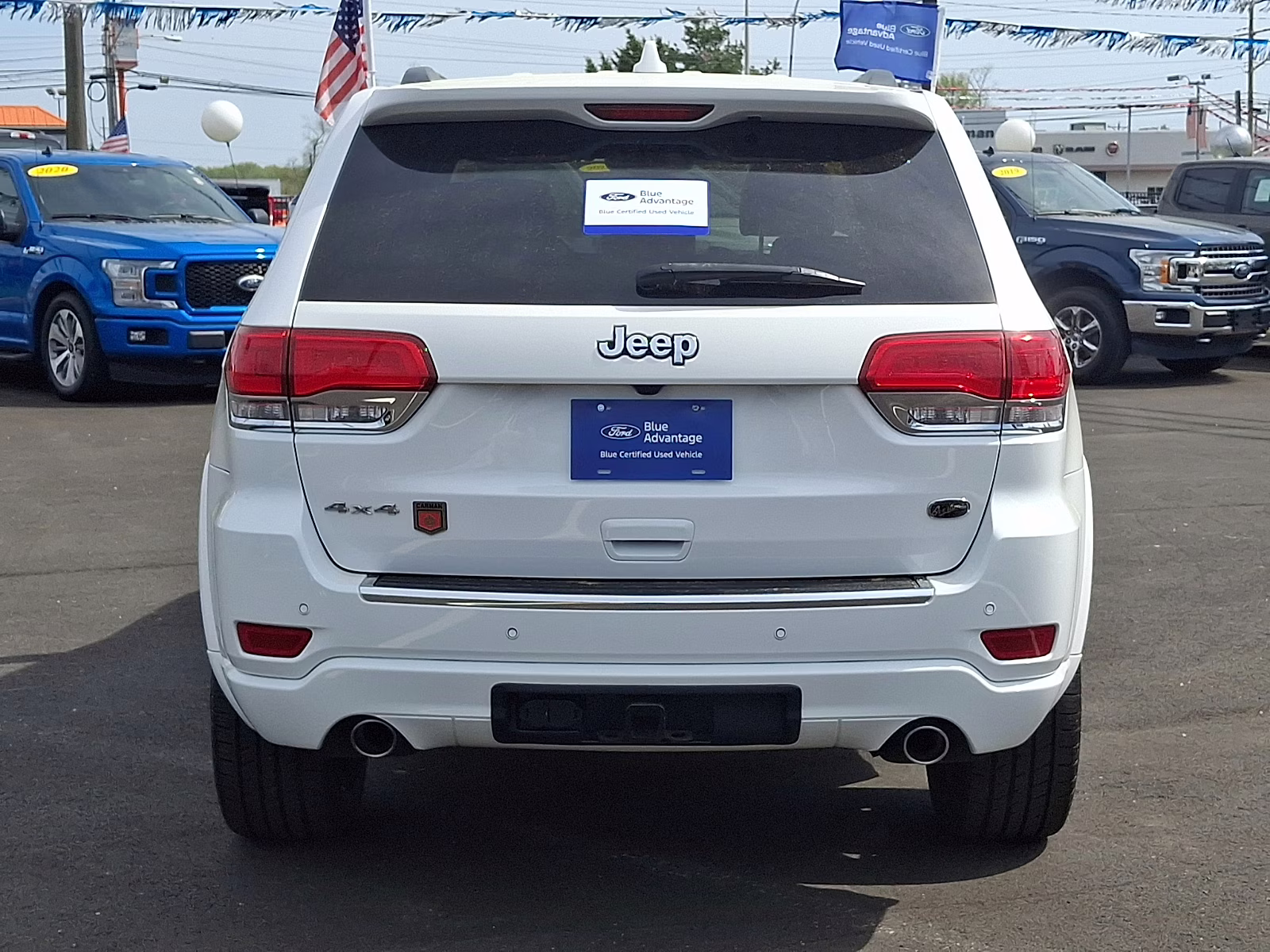 2019 Bright White Clearcoat - PW7 Jeep Grand Cherokee Overland 4x4 4X4