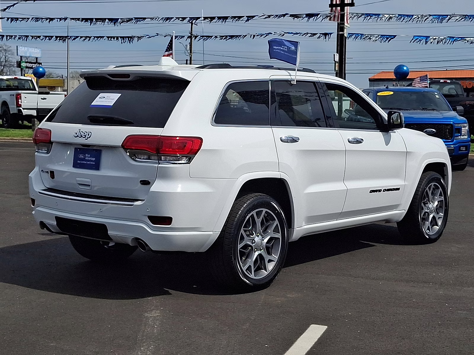 2019 Bright White Clearcoat - PW7 Jeep Grand Cherokee Overland 4x4 4X4