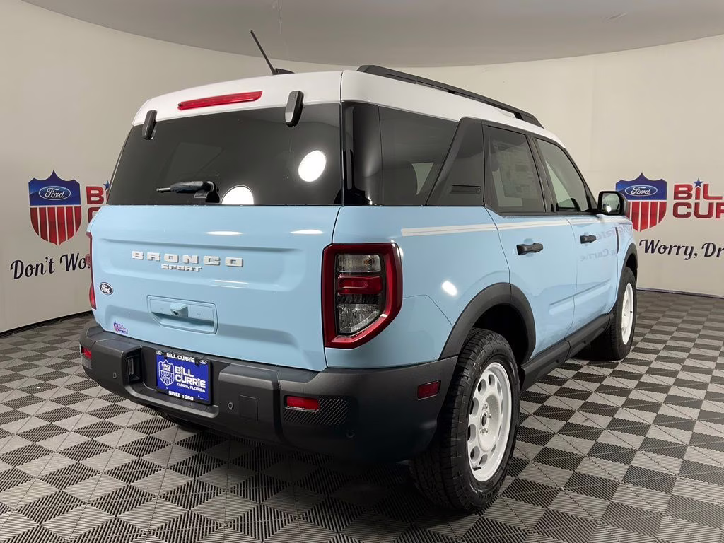 2026 Blue Ford Bronco Sport Heritage 4X4 SUV
