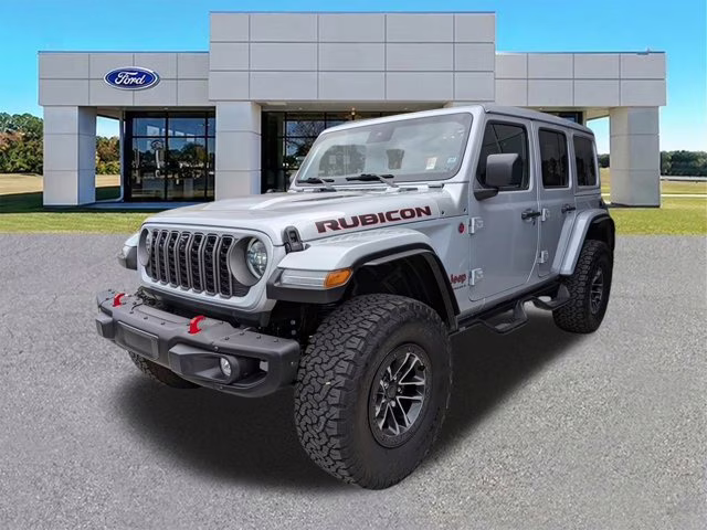 2024 Silver Zynith Clearcoat Jeep Wrangler Rubicon X 4X4 Convertible