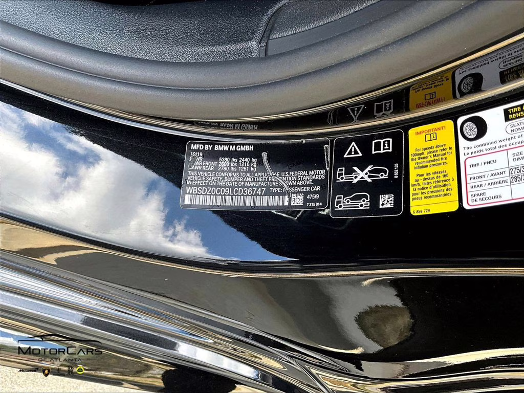 2020 Black Sapphire Metallic BMW M8 AWD Convertible