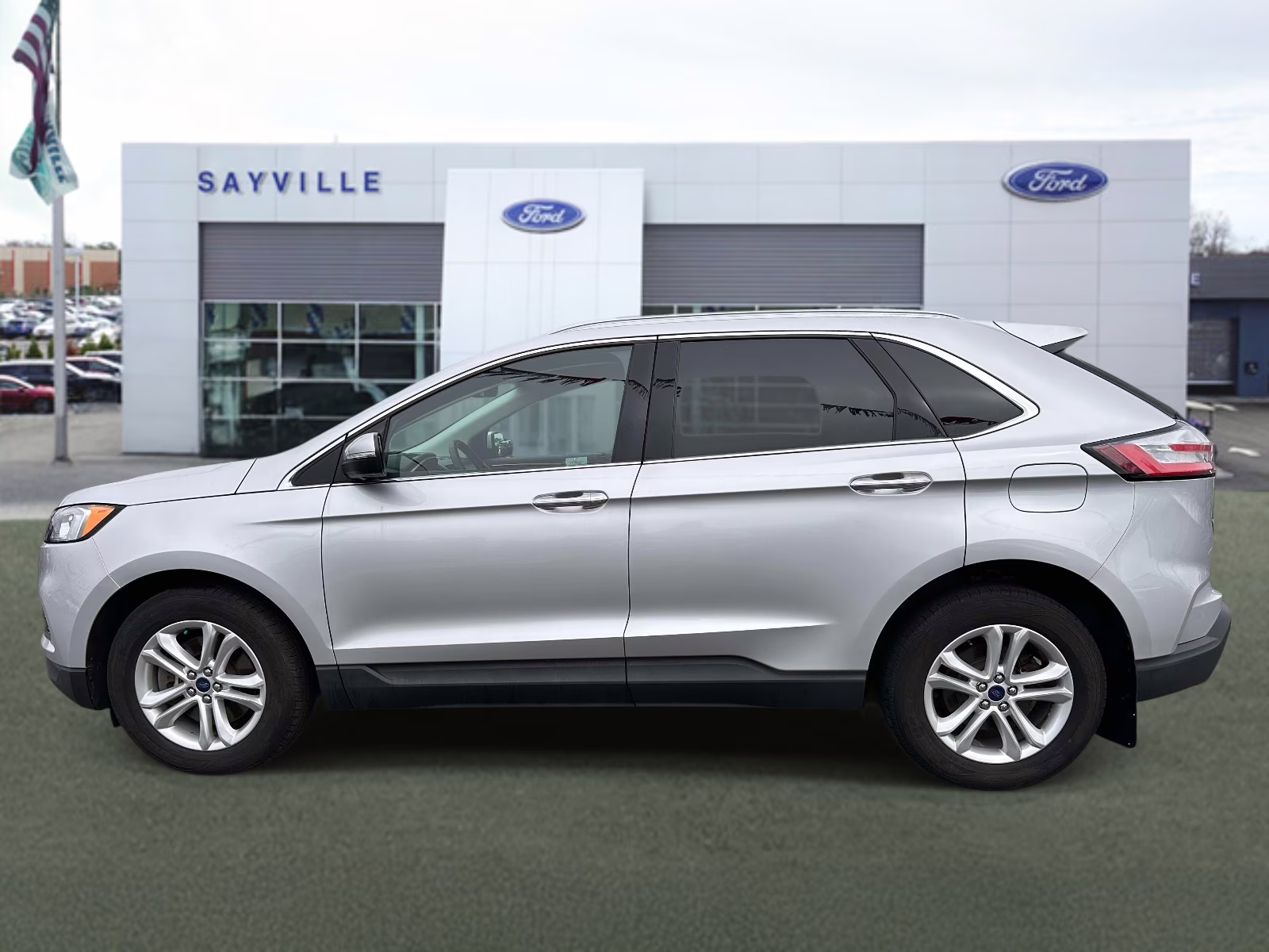 2019 Ingot Silver Metallic Ford Edge SEL AWD AWD SUV
