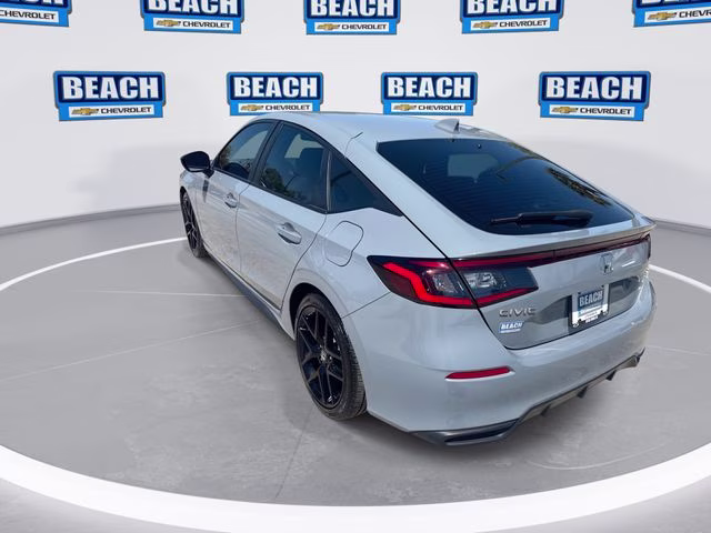 2024 Morning Mist Metallic Honda Civic Sport FWD Hatchback