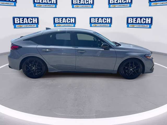 2024 Morning Mist Metallic Honda Civic Sport FWD Hatchback
