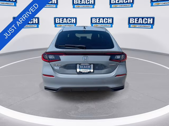 2024 Morning Mist Metallic Honda Civic Sport FWD Hatchback