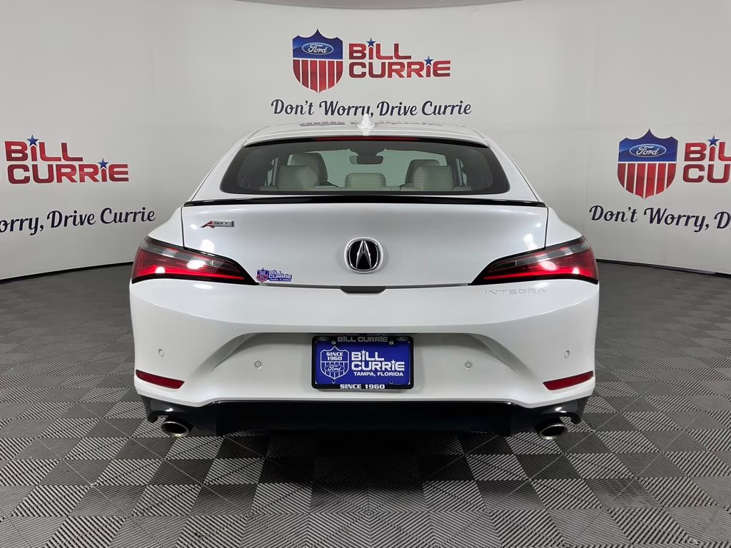 2025 White Acura Integra A-Spec Tech Package FWD Hatchback