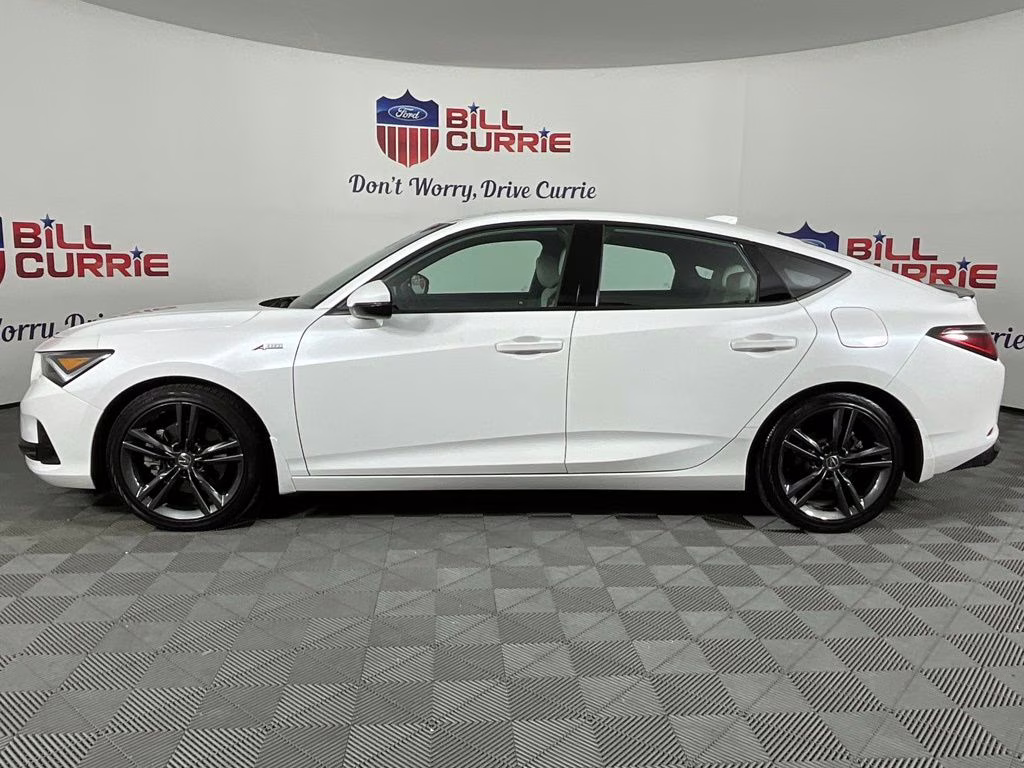 2025 White Acura Integra A-Spec Tech Package FWD Hatchback