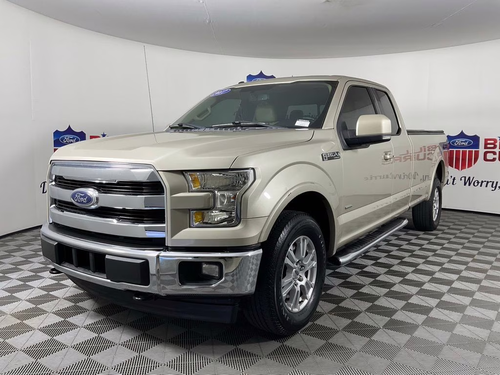 2017 White Gold Ford F-150 Lariat 4X4 Truck
