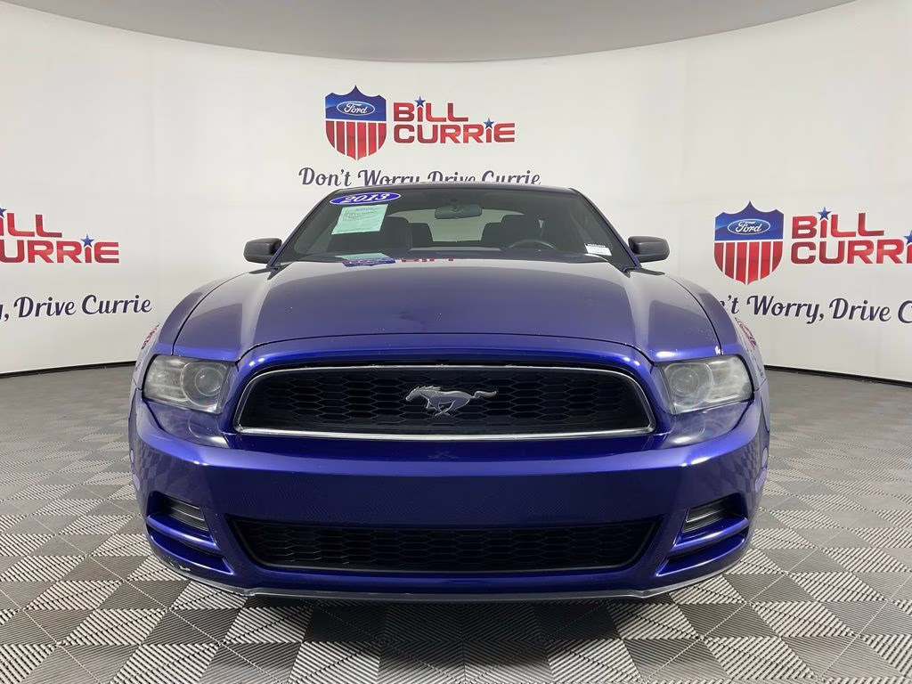 2013 Blue Metallic Ford Mustang V6 RWD Coupe