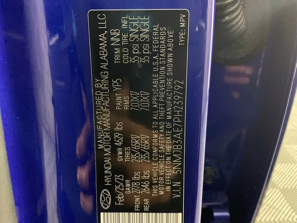 2023 Intense Blue Hyundai Tucson SEL FWD SUV