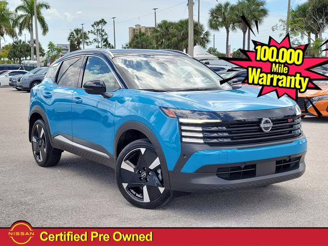 2025 Blue Metallic Nissan Kicks SR FWD SUV