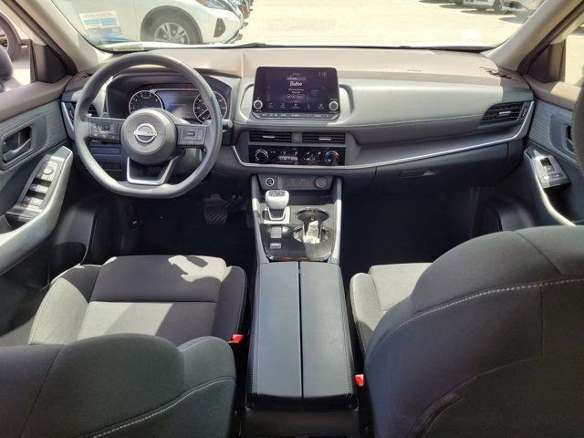 2023 Glacier White Nissan Rogue S FWD SUV