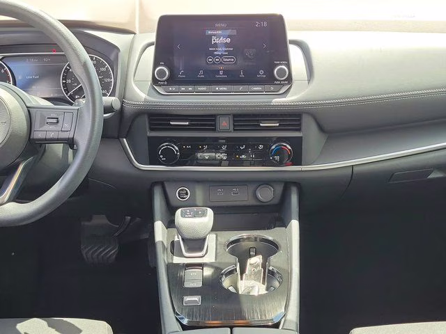 2023 Glacier White Nissan Rogue S FWD SUV