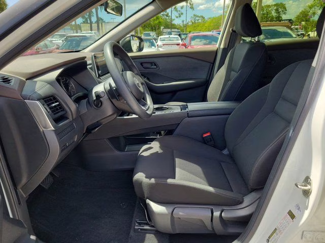 2023 Glacier White Nissan Rogue S FWD SUV