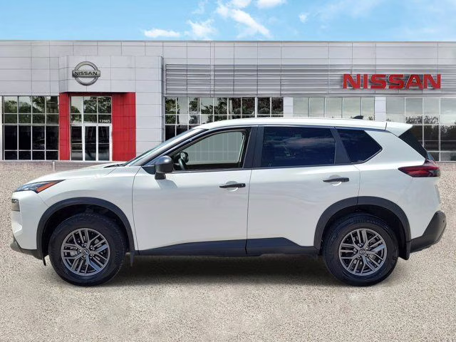 2023 Glacier White Nissan Rogue S FWD SUV