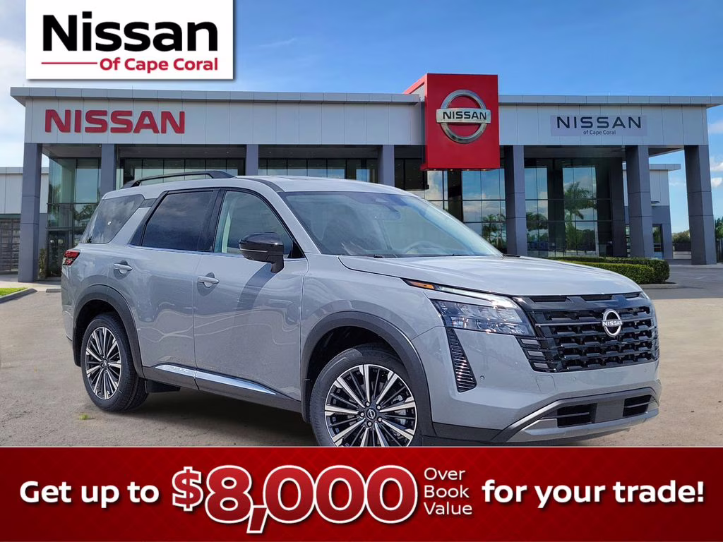 2026 Boulder Gray Pearl Nissan Pathfinder Platinum FWD SUV