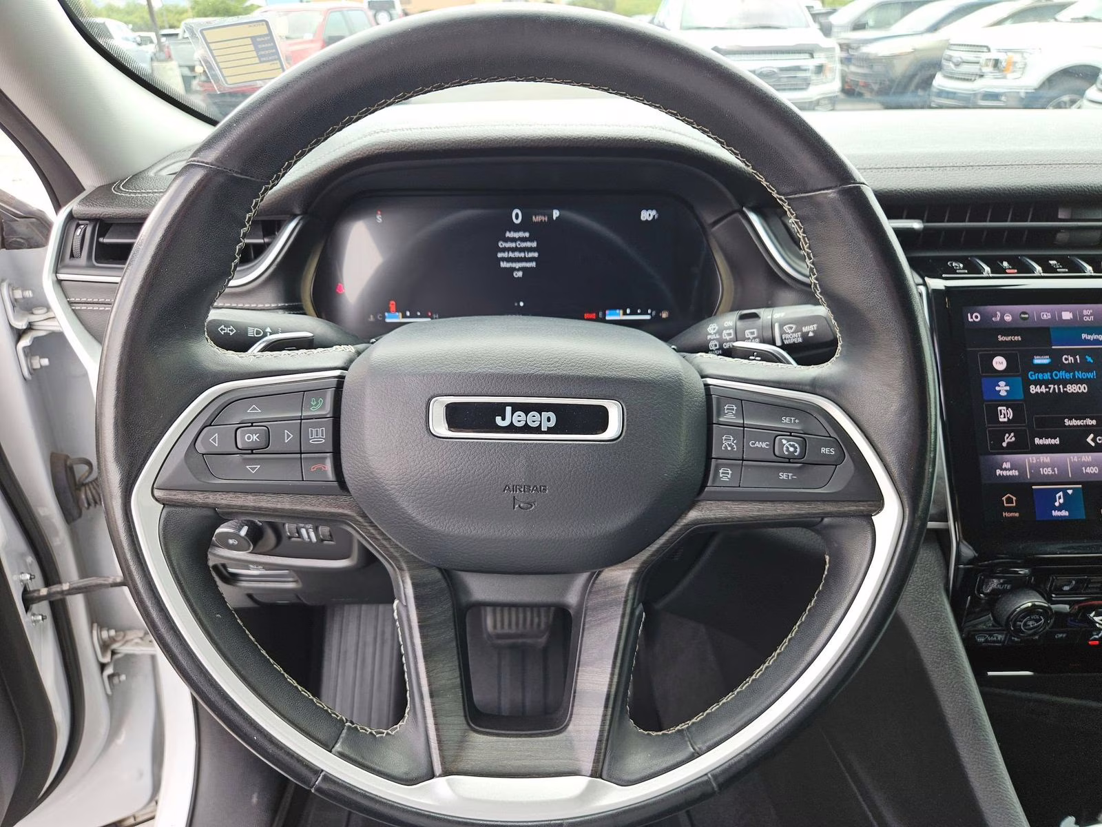 2021 Bright White Clearcoat Jeep Grand Cherokee L Limited 4X4 SUV