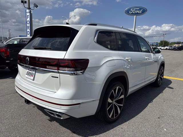 2024 Opal White Volkswagen Atlas 2.0T SEL Premium R-Line AWD SUV