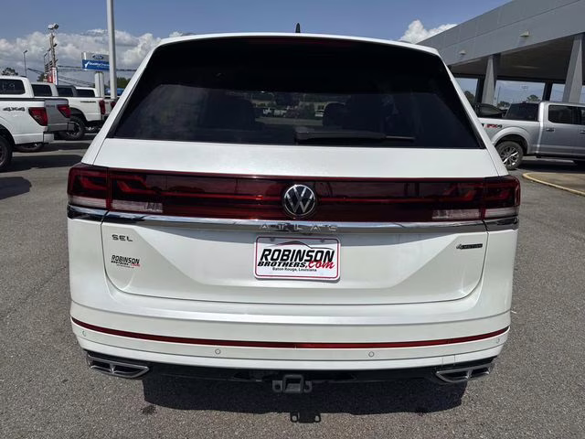 2024 Opal White Volkswagen Atlas 2.0T SEL Premium R-Line AWD SUV