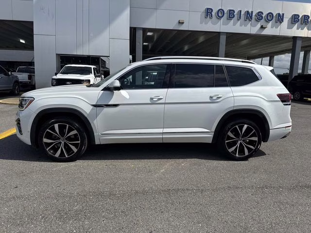 2024 Opal White Volkswagen Atlas 2.0T SEL Premium R-Line AWD SUV