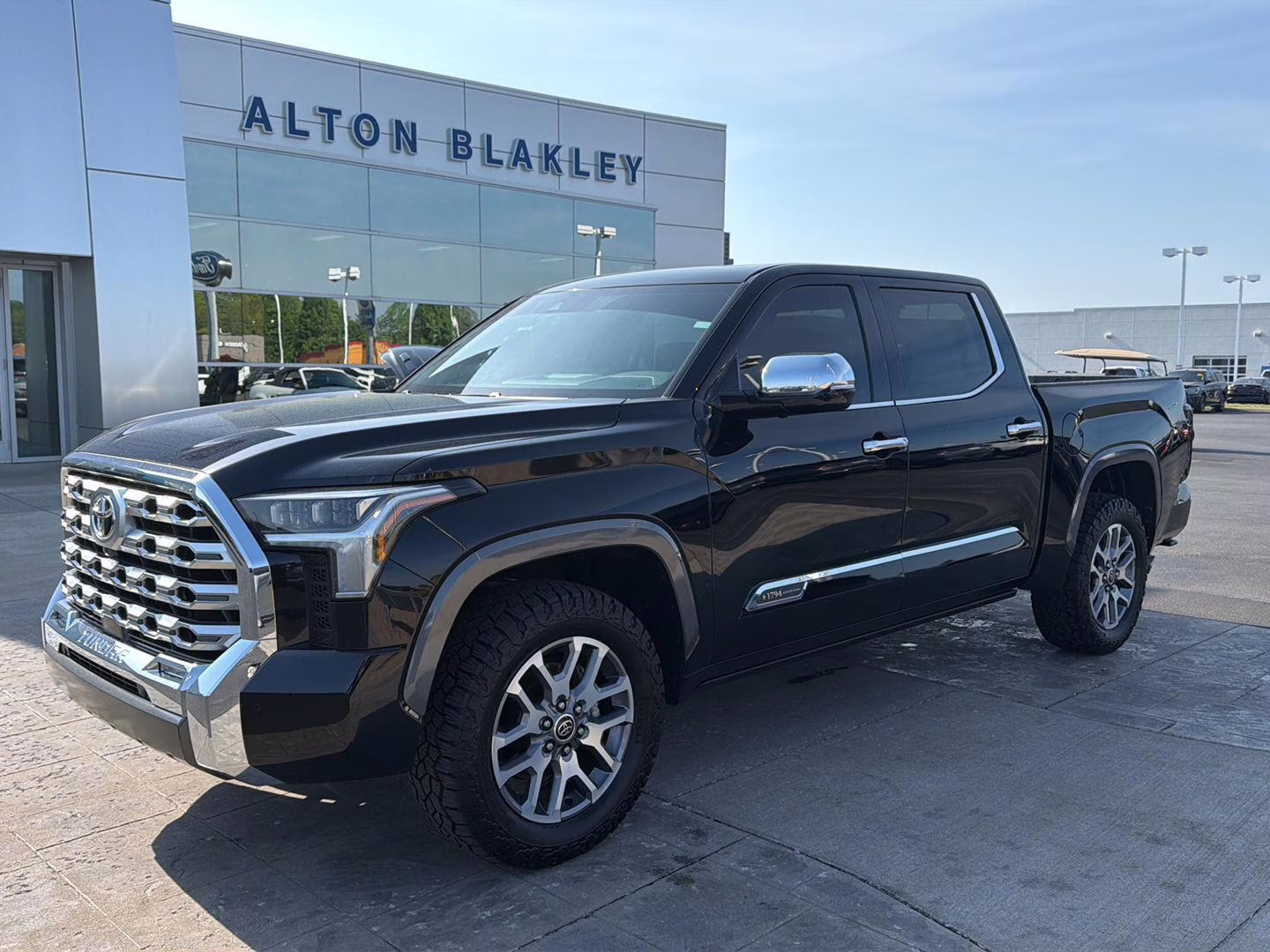 2023 Midnight Black Metallic Toyota Tundra 1794 Edition 4X4 Truck