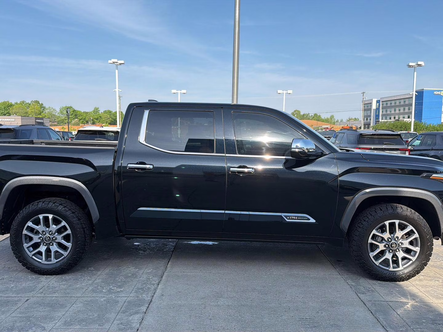 2023 Midnight Black Metallic Toyota Tundra 1794 Edition 4X4 Truck
