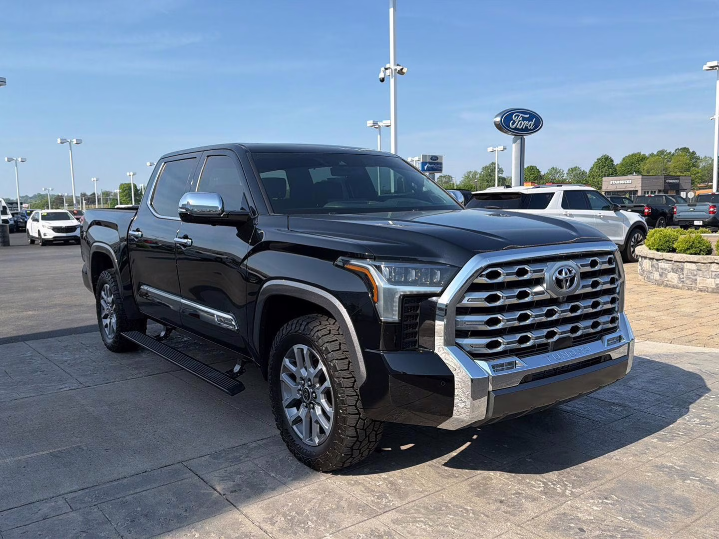 2023 Midnight Black Metallic Toyota Tundra 1794 Edition 4X4 Truck