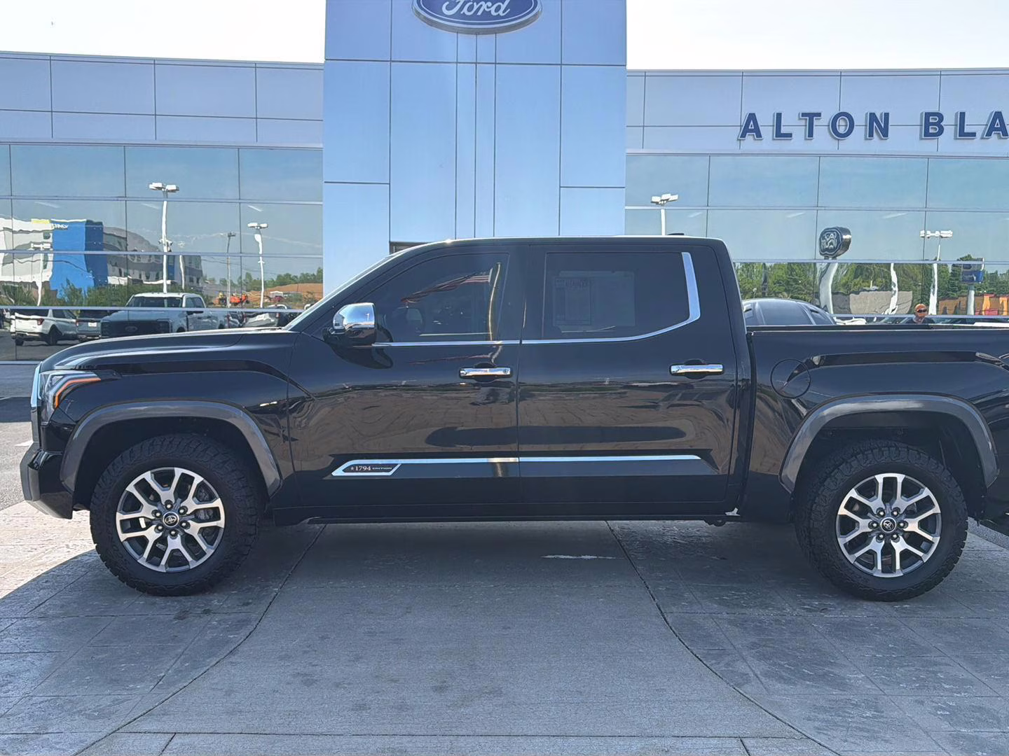 2023 Midnight Black Metallic Toyota Tundra 1794 Edition 4X4 Truck