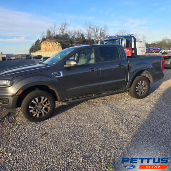 2019 grey Ford Ranger Lariat 4X4 Truck