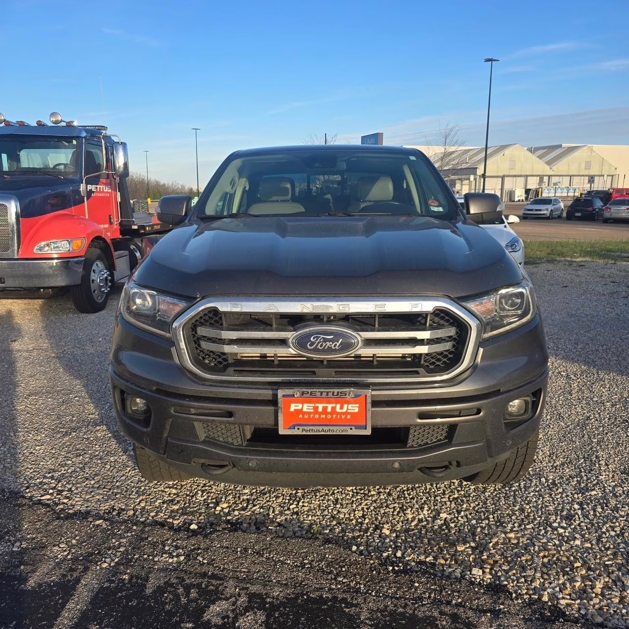 2019 grey Ford Ranger Lariat 4X4 Truck