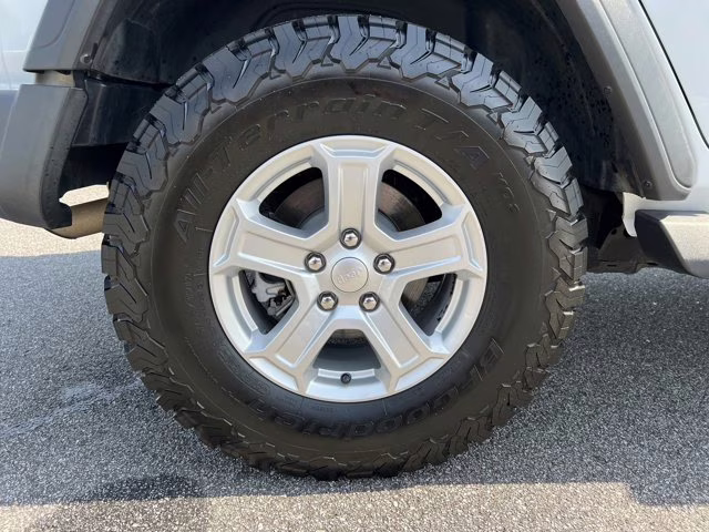 2021 Bright White Clearcoat Jeep Wrangler Unlimited Sport S 4X4 Convertible