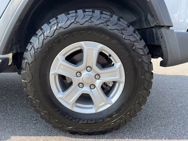 2021 Bright White Clearcoat Jeep Wrangler Unlimited Sport S 4X4 Convertible