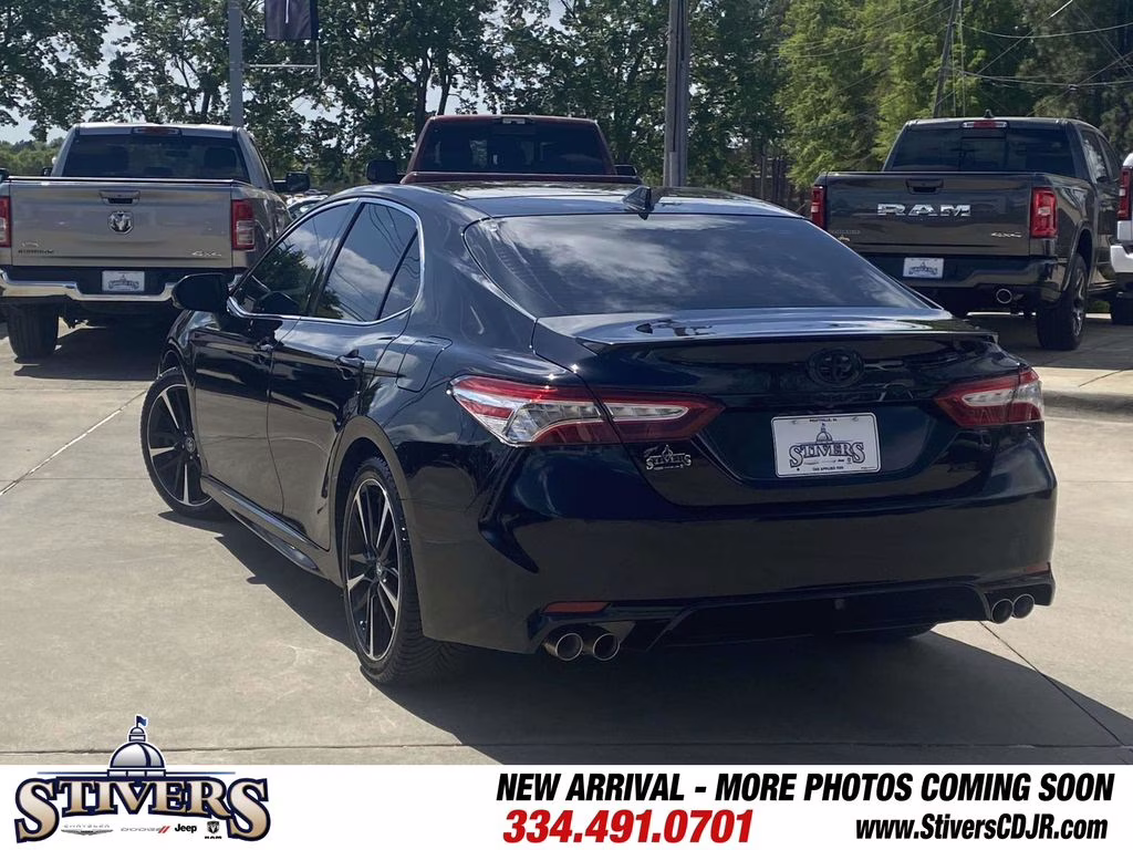 2020 Midnight Black Metallic Toyota Camry XSE V6 FWD Sedan