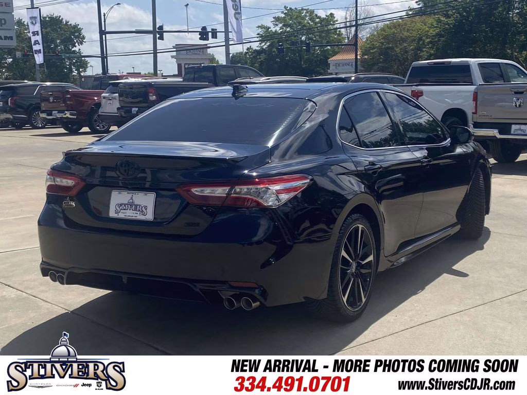 2020 Midnight Black Metallic Toyota Camry XSE V6 FWD Sedan