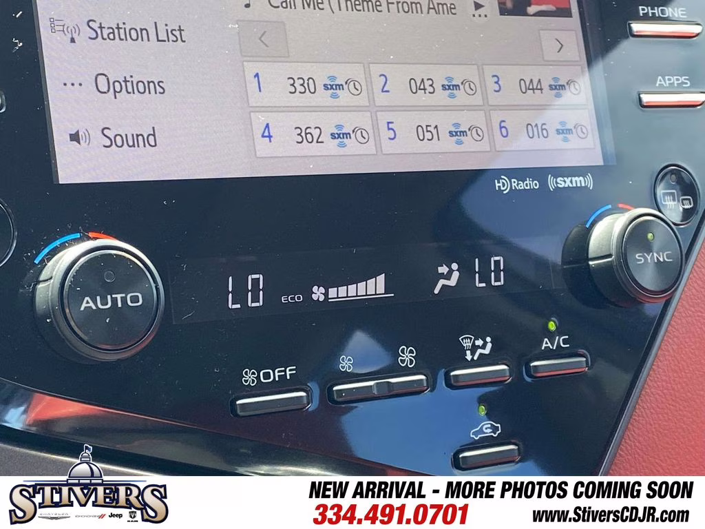 2020 Midnight Black Metallic Toyota Camry XSE V6 FWD Sedan