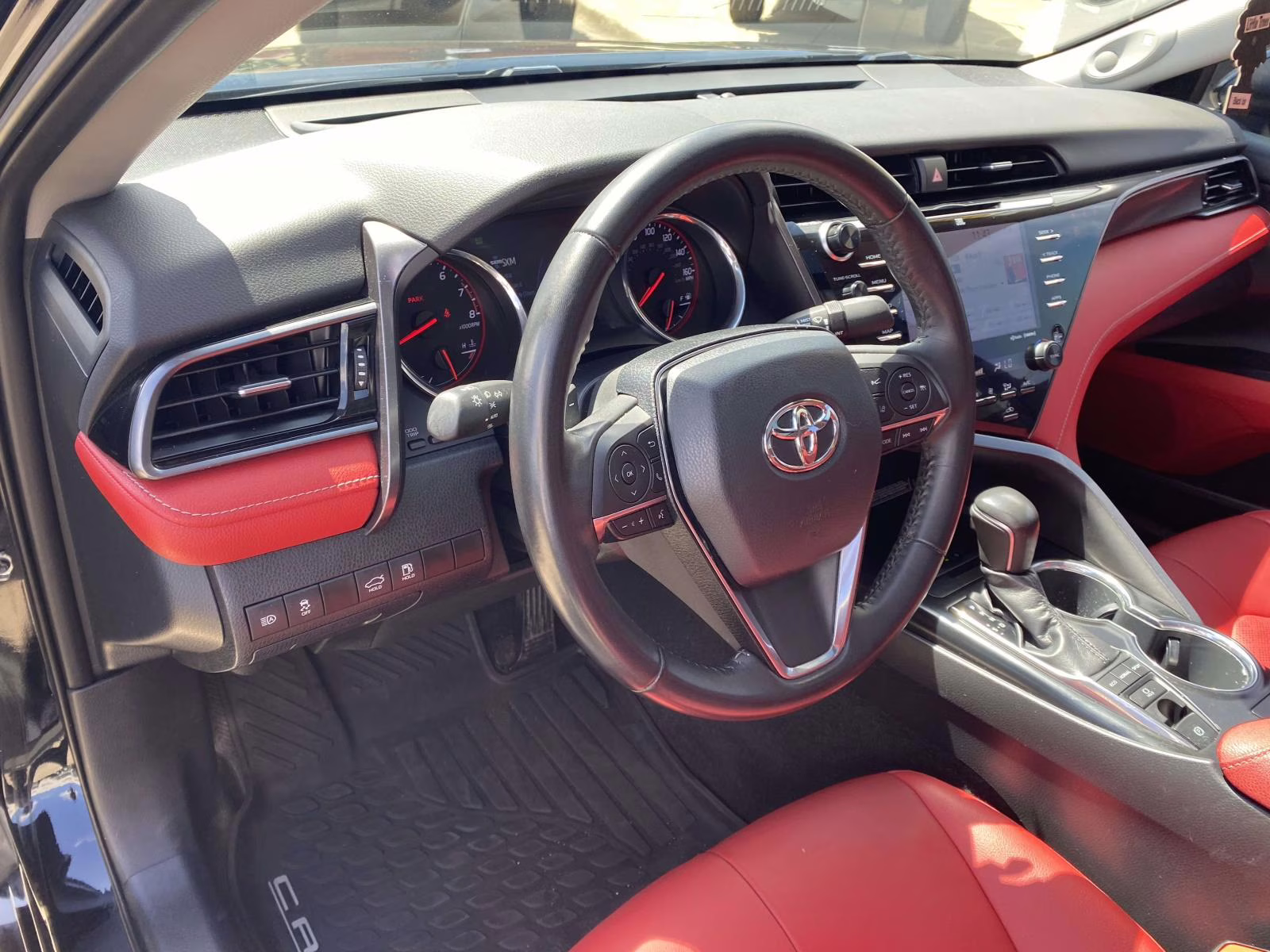 2020 Midnight Black Metallic Toyota Camry XSE V6 FWD Sedan