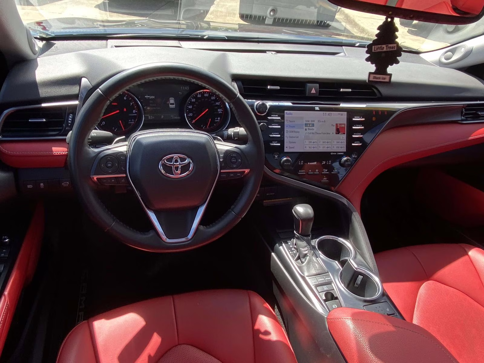 2020 Midnight Black Metallic Toyota Camry XSE V6 FWD Sedan