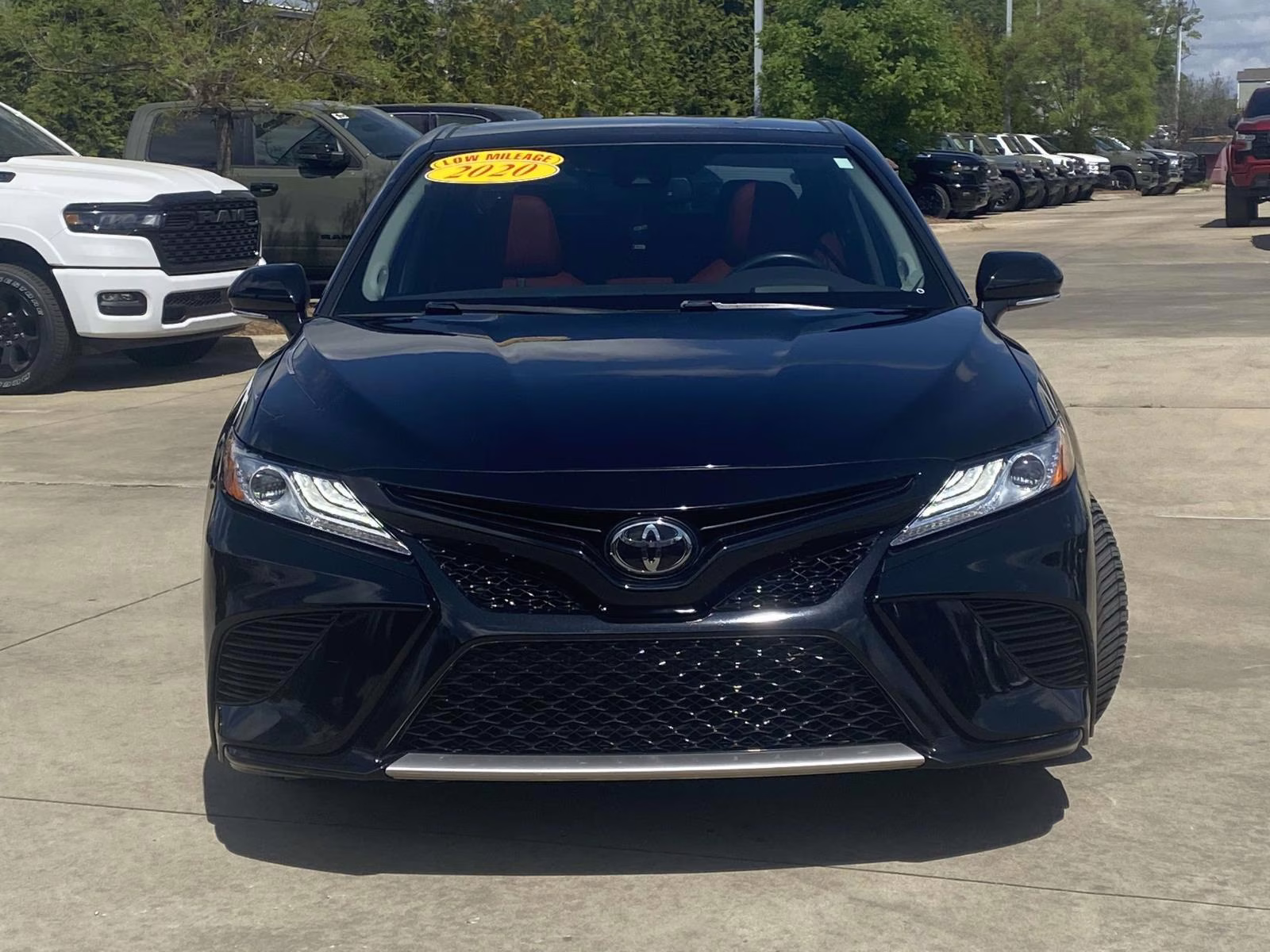2020 Midnight Black Metallic Toyota Camry XSE V6 FWD Sedan