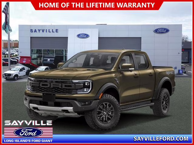 2026 Shelter Green Metallic Ford Ranger Raptor 4WD SuperCrew 5' Box 4X4 Truck