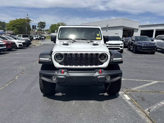 2025 Bright White Clearcoat Jeep Wrangler Rubicon 4X4 Convertible