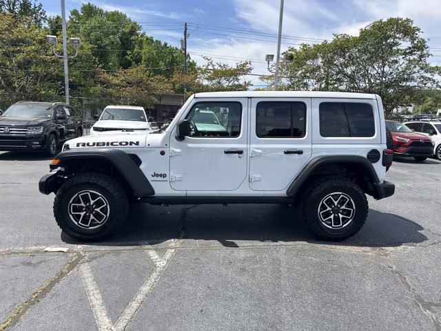 2025 Bright White Clearcoat Jeep Wrangler Rubicon 4X4 Convertible