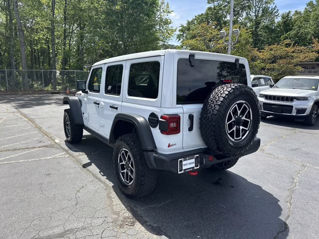 2025 Bright White Clearcoat Jeep Wrangler Rubicon 4X4 Convertible