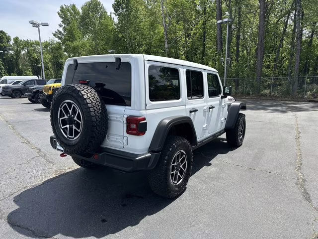 2025 Bright White Clearcoat Jeep Wrangler Rubicon 4X4 Convertible