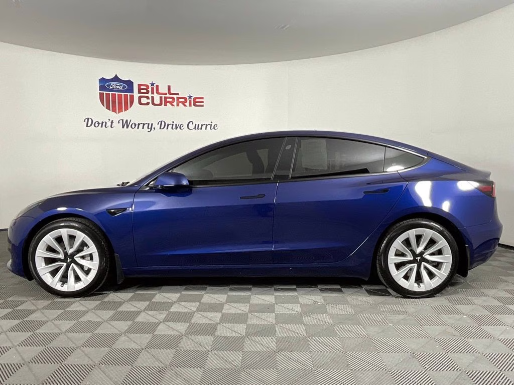 2023 Gray Tesla Model 3 Base RWD Sedan