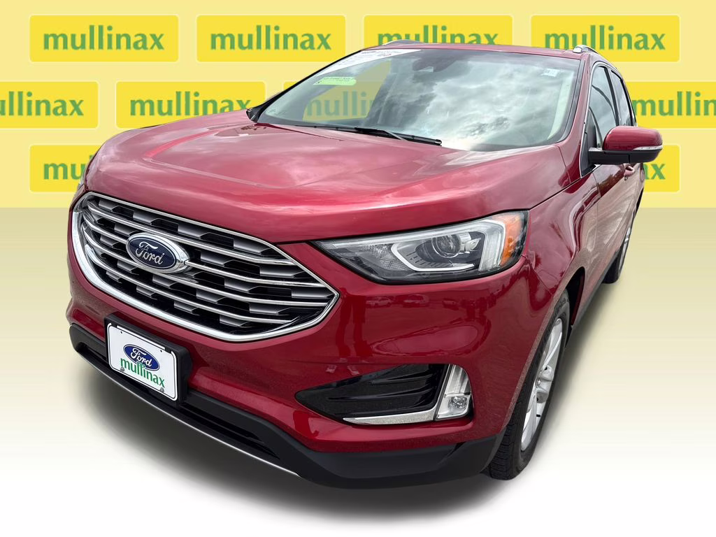 2020 Rapid Red Metallic Tinted Clearcoat Ford Edge SEL FWD SUV