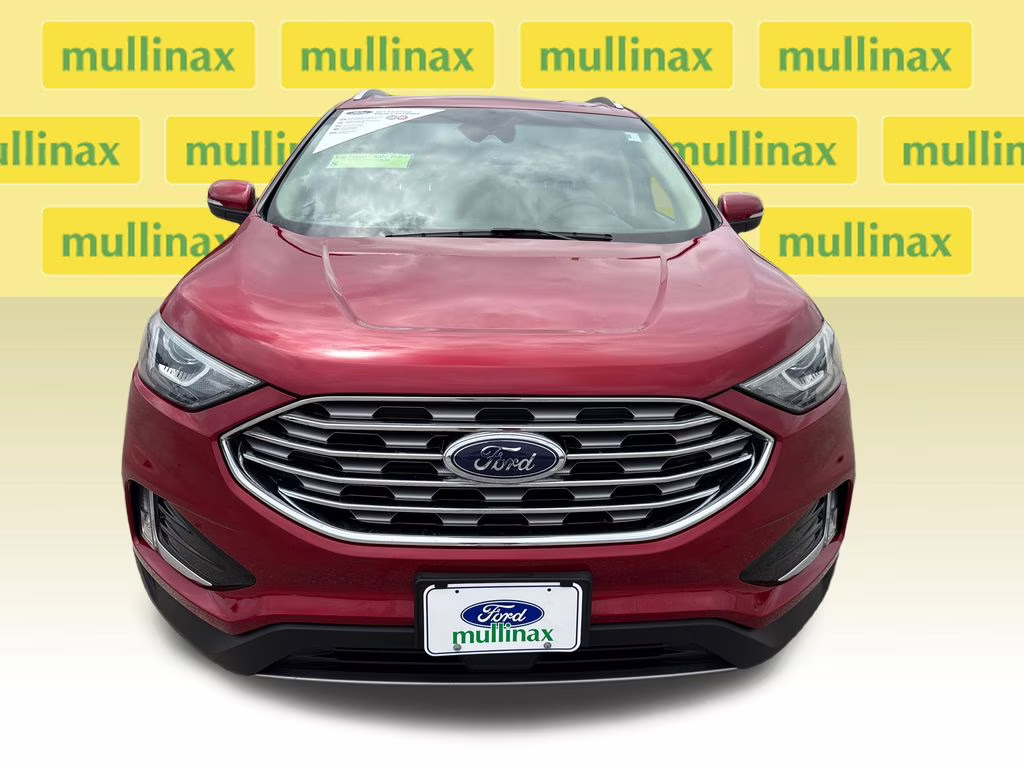 2020 Rapid Red Metallic Tinted Clearcoat Ford Edge SEL FWD SUV