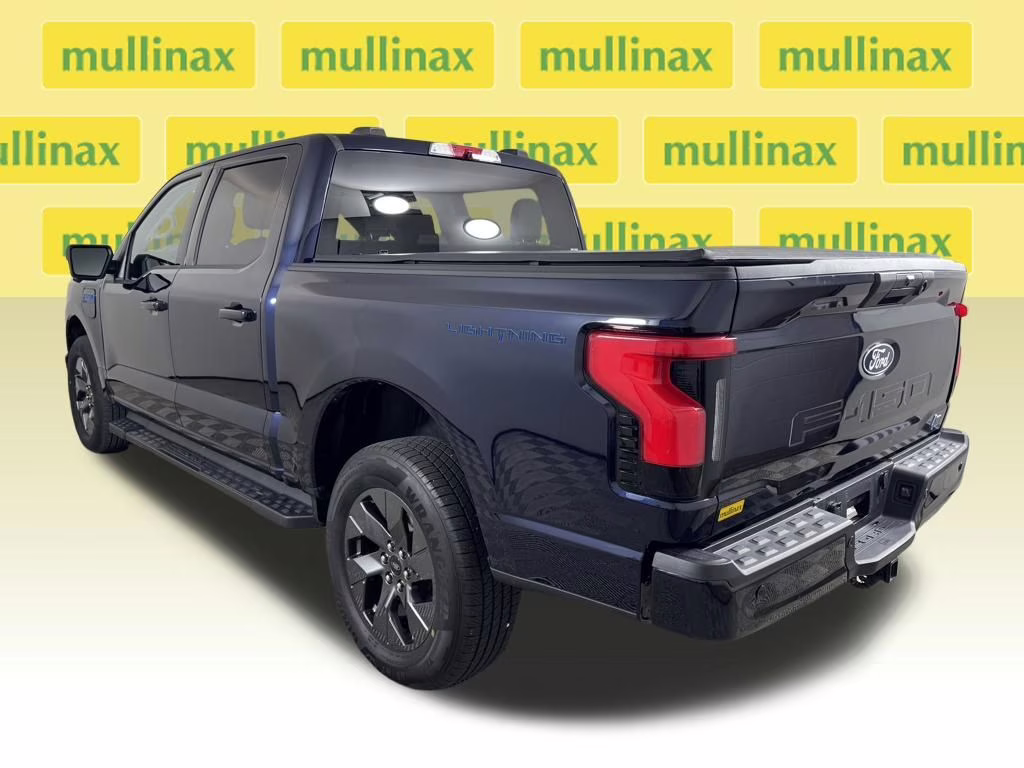 2025 Antimatter Blue Metallic Ford F-150 Lightning Flash AWD Truck